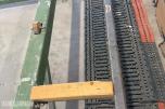 Hydraulisk butterfly-/vendeanlegg for veggelementer